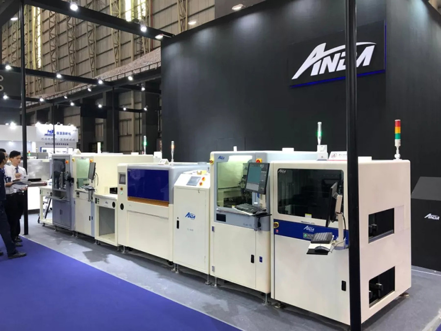 ag贵宾厅坚持自主创新，多部设备首次公开亮相 | 电子制造自动化展报道